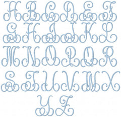 Eliza Embroidery Font