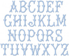 Blair Satin Small Embroidery Font