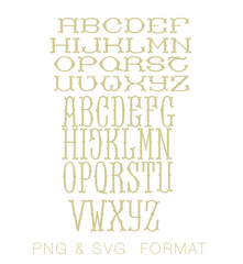 Barrett Monogram PNG PDF SVG EPS Monogram Font