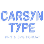 Carsyn PDF PNG SVG & EPS Monogram Font