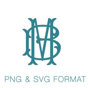 Emmaline Monogram PDF PNG SVG & EPS Monogram Font