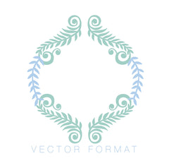 Fauna Laurel Wreath Vector Format