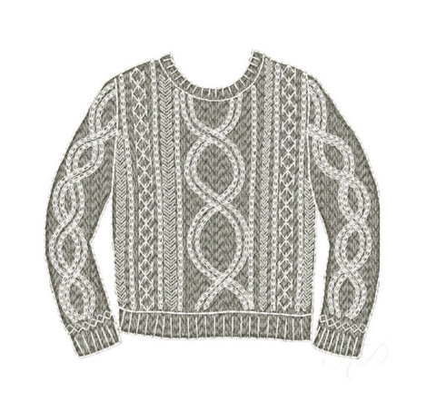 Fisherman Sweater Embroidery Design
