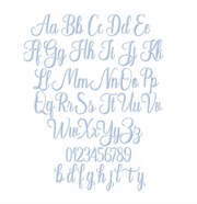 Gracelynn Satin Stitch Instant Download Embroidery Machine Font for ...