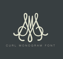 Baroque Monogram Oopsie Daisy Desktop & Web FONT