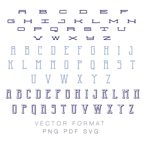 Jackson Shadow Monogram PDF PNG EPS & SVG Monogram Font