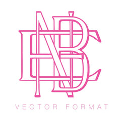NEB Nebraska PDF PNG SVG Monogram Vector Format