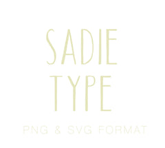 Sadie Monogram PNG & SVG Monogram Font