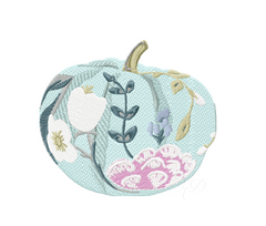 Painted Pumpkin Embroidery Design