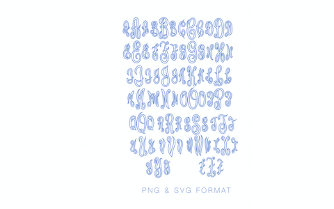 Empress Open PDF PNG SVG & EPS Monogram Font