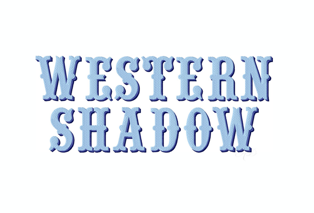 3D Western Font — JA Digitizing Studios