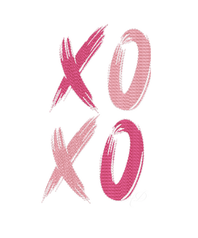 XOXO Paint Brush Embroidery Design