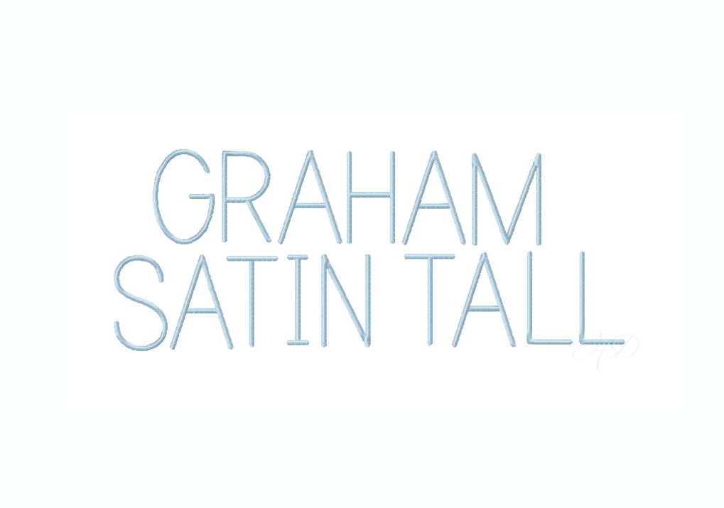 Large Graham Satin Embroidery Font Package – HERRINGTON DESIGN