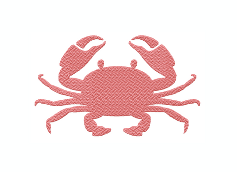 Crab Fill Embroidery Design