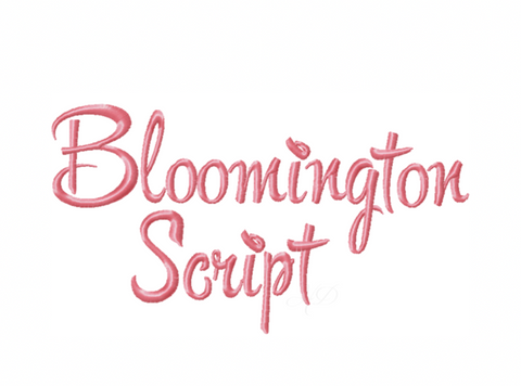 Bloomington Script Bold 4x4 Satin Package
