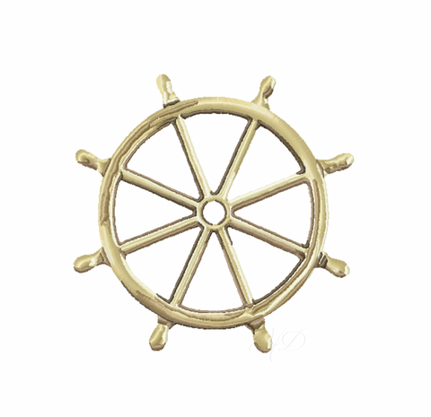 Brass Wheel Embroidery Design