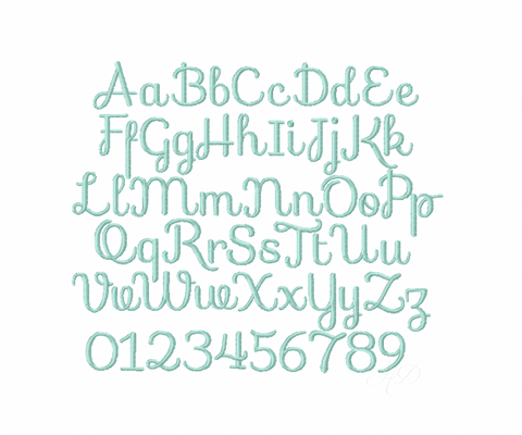 Sophie 4x4 Embroidery Font Package