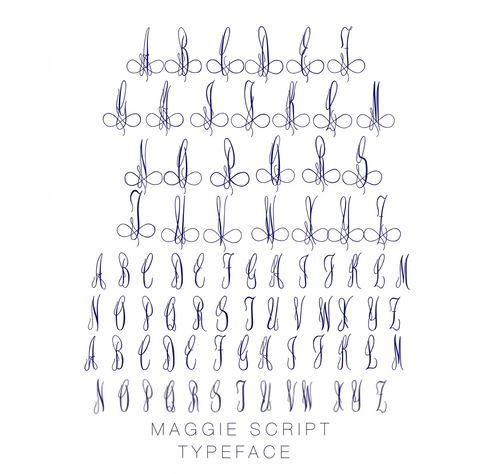 Maggie Script TYPEFACE FONT