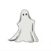Sweet Ghost Embroidery Design