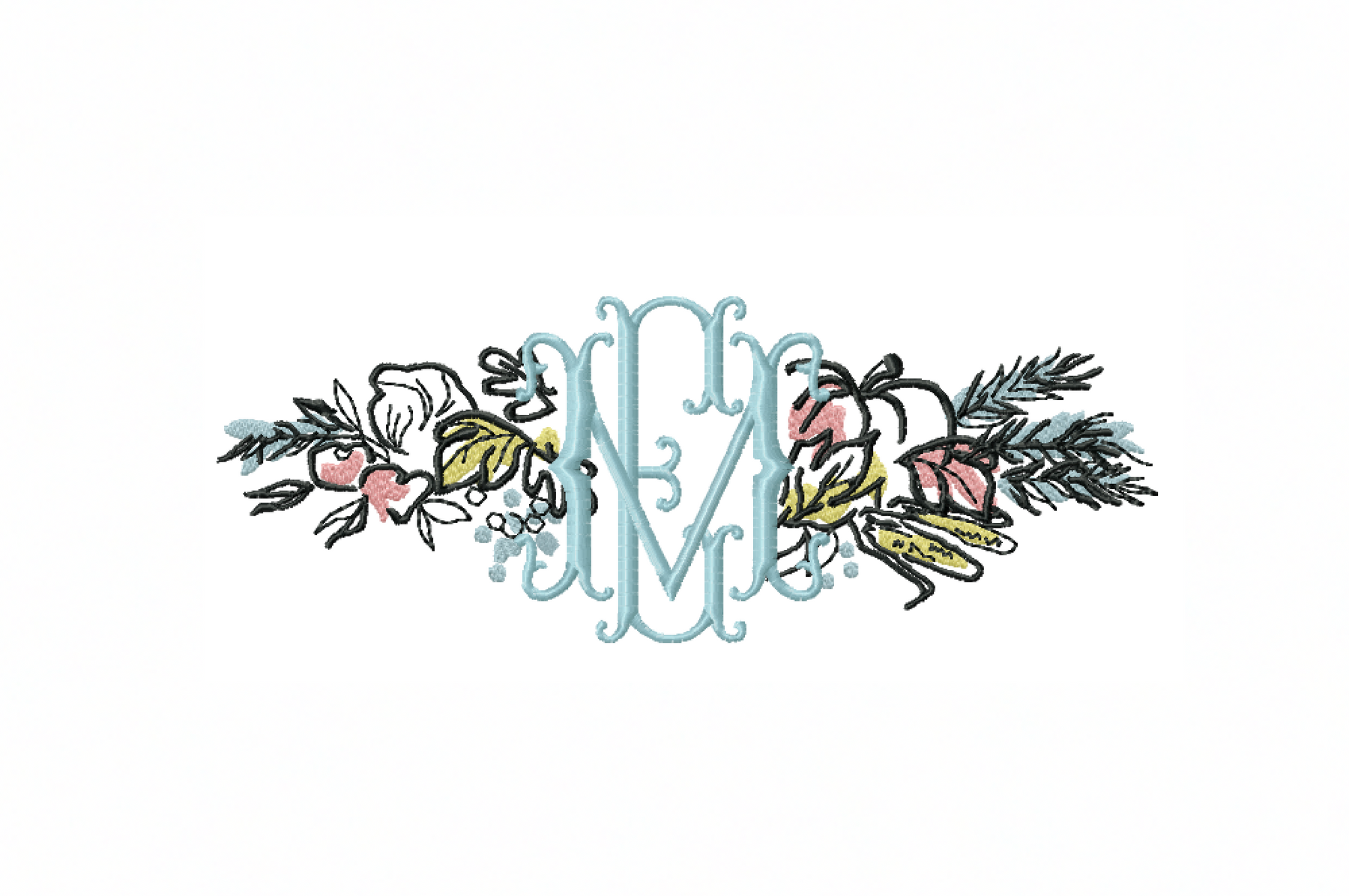 XOXO Paint Brush Embroidery Design – HERRINGTON DESIGN