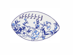 Chinoiserie Football Embroidery Design