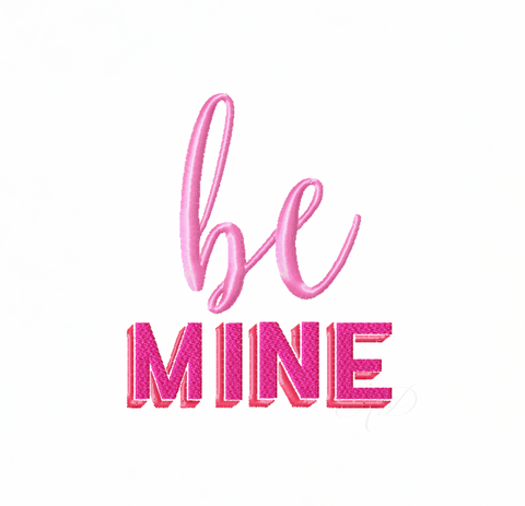 Be Mine Valentine's Day Embroidery Design