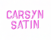 1" Carsyn Satin Embroidery Font Small
