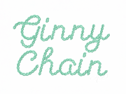 Ginny Chain Satin Embroidery Font 4x4