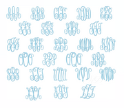 Nouvea Belle Satin Embroidery Font Mastercircle Font Package