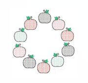 Sketch Pumpkin Wreath Embroidery Design