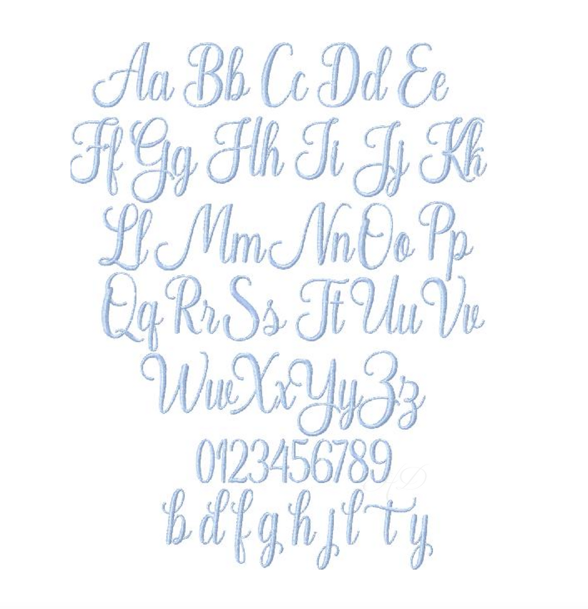 Gracelynn Satin Stitch Embroidery Font – HERRINGTON DESIGN