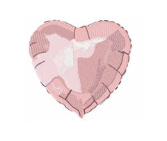 Heart Mylar Balloon Embroidery Design