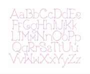 Macy Bea Satin Stich Embroidery Font