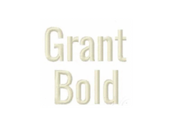 Bold Grant Satin Embroidery Font