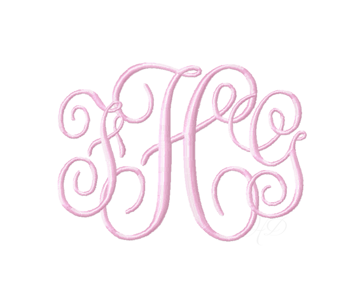 Allison Script 4x4 Satin Stitch Small Embroidery Font – HERRINGTON DESIGN