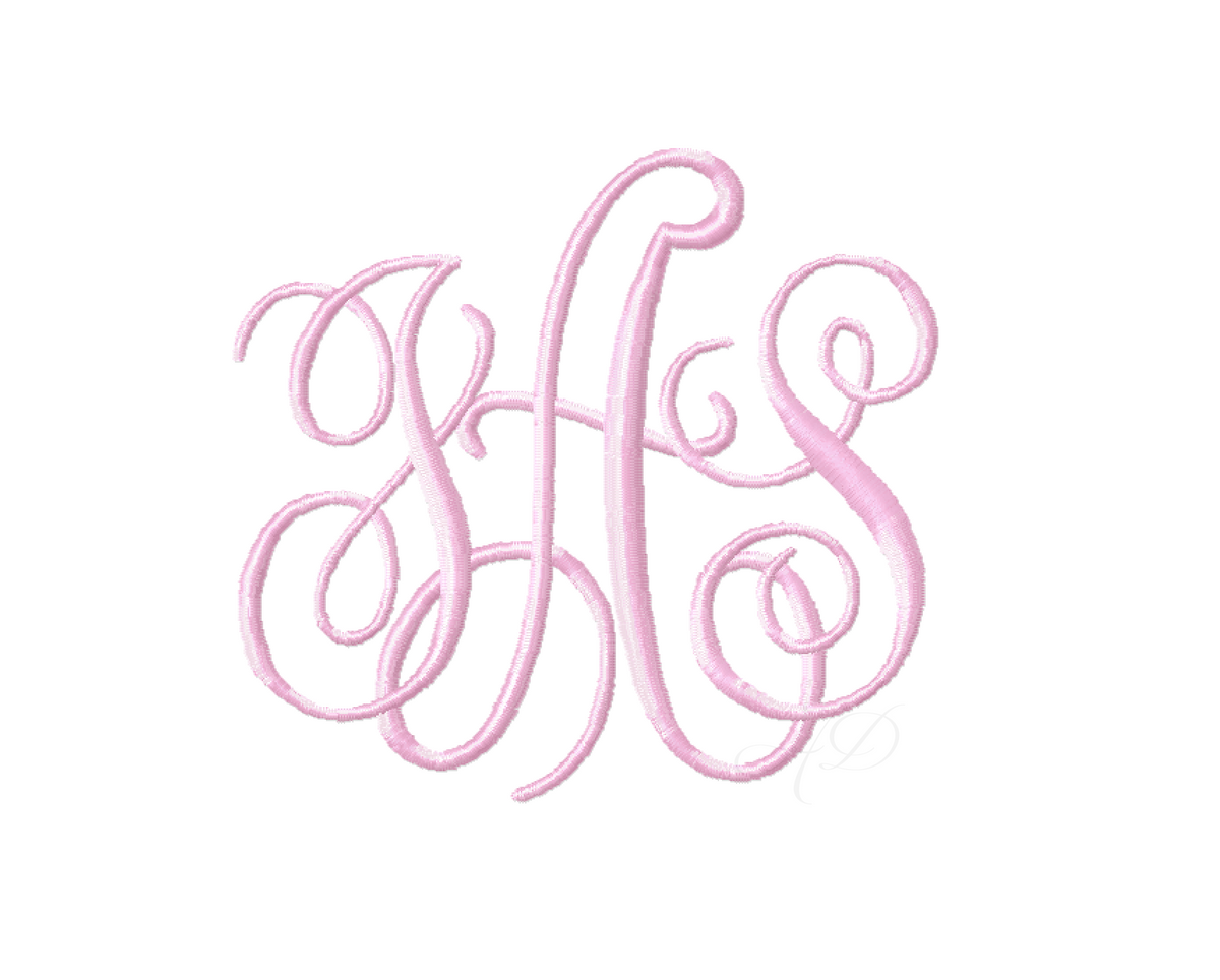 Allison Script 4x4 Satin Stitch Small Embroidery Font – HERRINGTON DESIGN