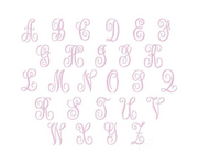 Allison Script 4x4 Satin Stitch Small Embroidery Font – HERRINGTON DESIGN