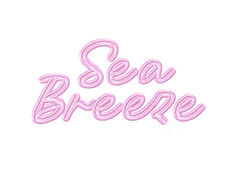 Sea Breeze Satin Stitch Embroidery Font