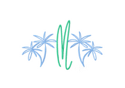 Satin Palm Trees Embroidery Design