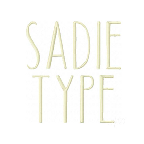 Sadie Satin Embroidery Font