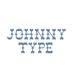 Johnny Two Tone Western Embroidery Font Package