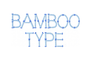 Bamboo Fill Small Embroidery Font