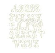 Libby Open Satin Embroidery Font