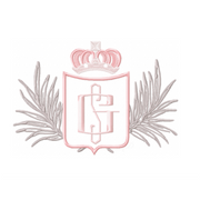 Family Crest Crown Palm Embroidery Design