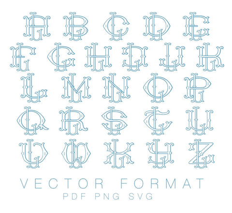 Two Type Fishtail L PDF PNG SVG Vector Outline Font