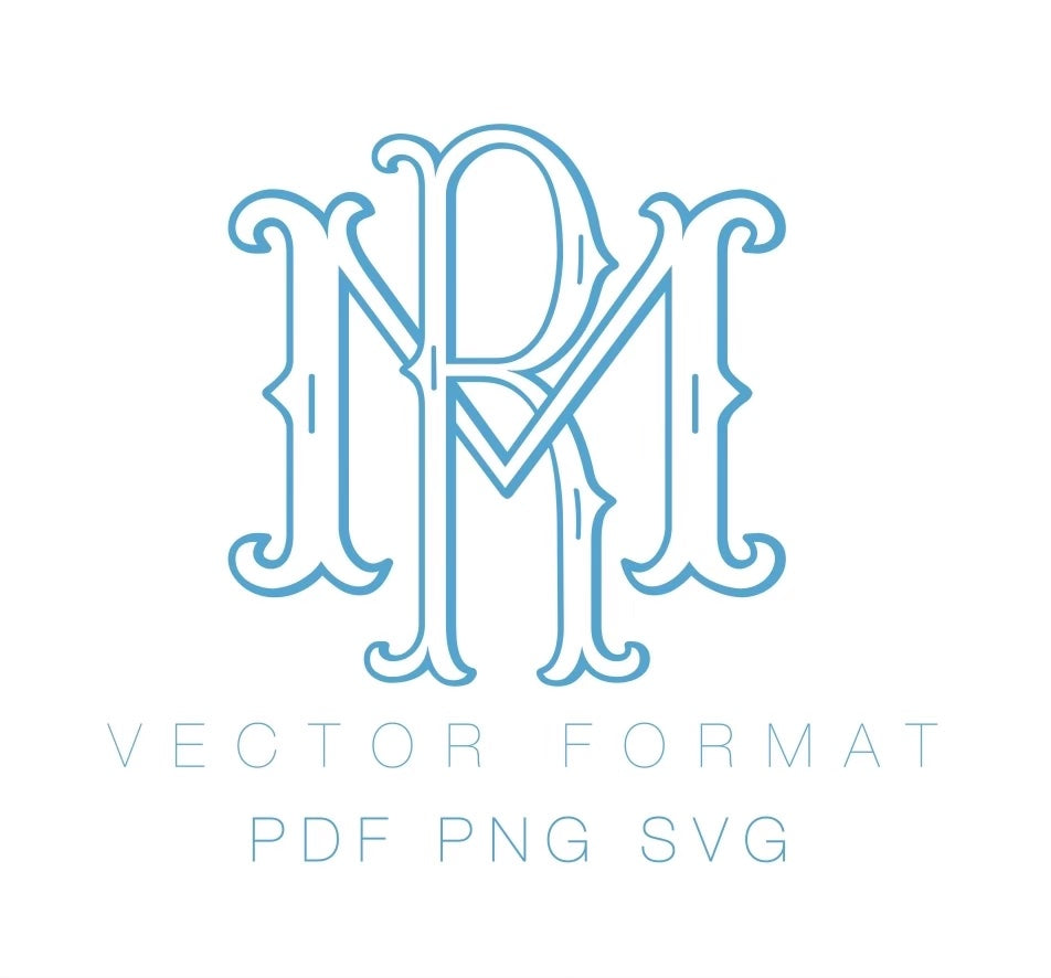 Two Type Fishtail R Vector PDF PNG SVG Outline Font – HERRINGTON DESIGN