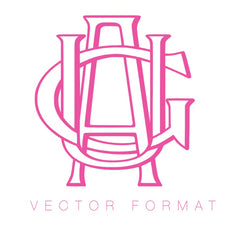UGA University of Georgia PDF PNG SVG Monogram Vector Format