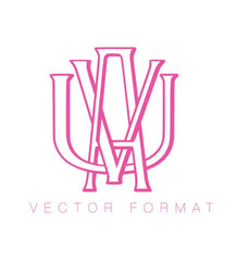 UVA University of Virginia PDF PNG SVG Monogram Vector Format