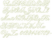 Abigail Script Embroidery Font