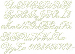 Abigail Script Embroidery Font